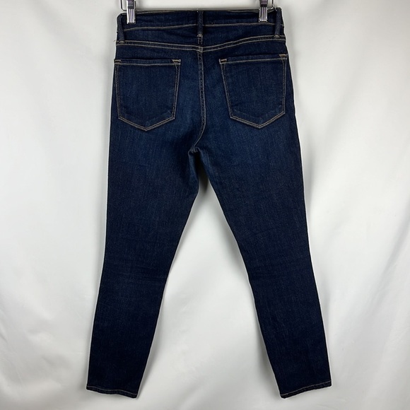 Frame Women's Le Skinny de Jeanne Jeans QueenSway Wash Denim Skinny Crop Size 28 - Picture 10 of 13
